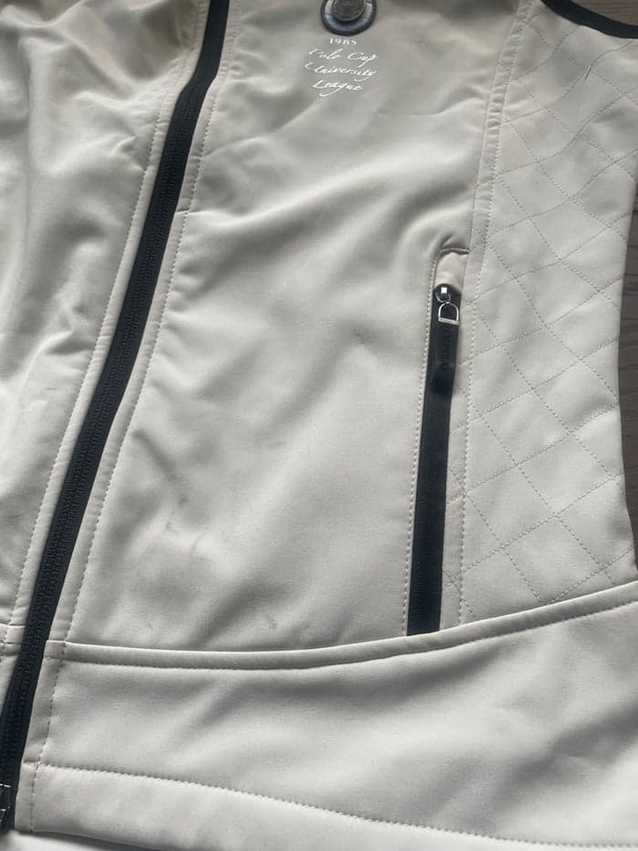 Media 9 av Beige HV Polo fleecefodrad väst storlek L