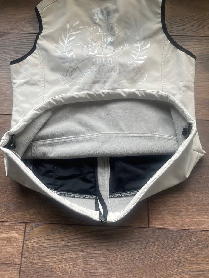 Media 6 av Beige HV Polo fleecefodrad väst storlek L