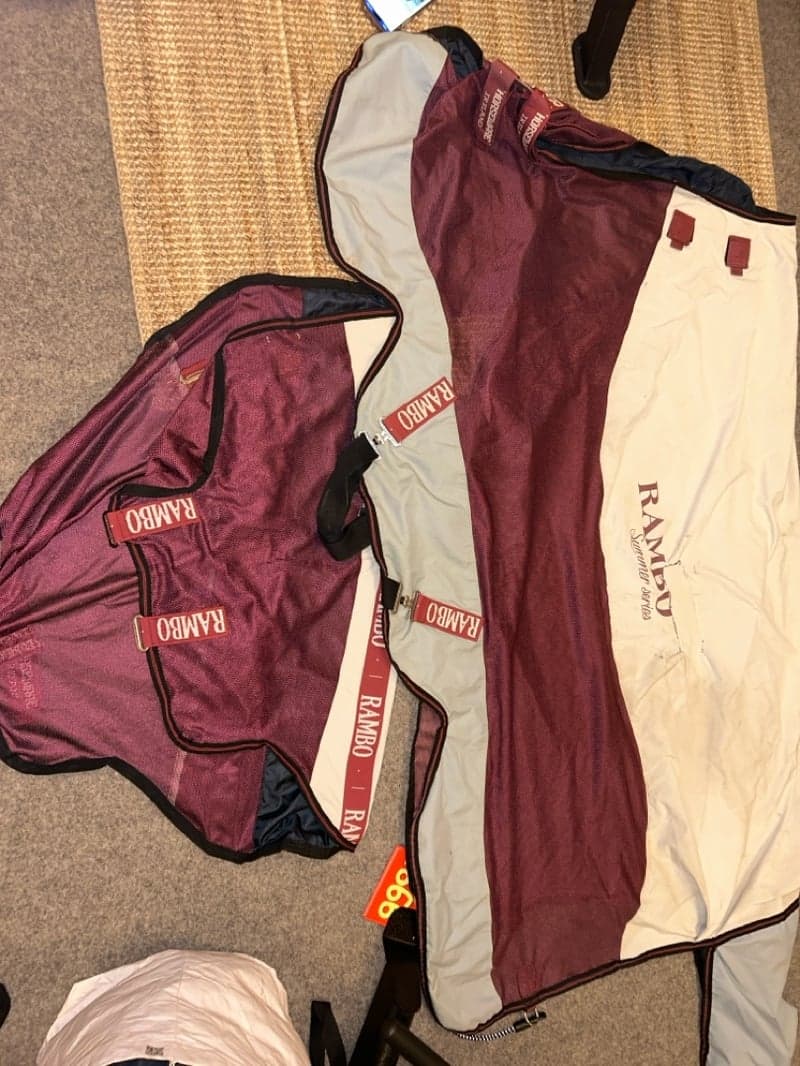 Bild 2 av Burgundy täcke från Horseware Rambo